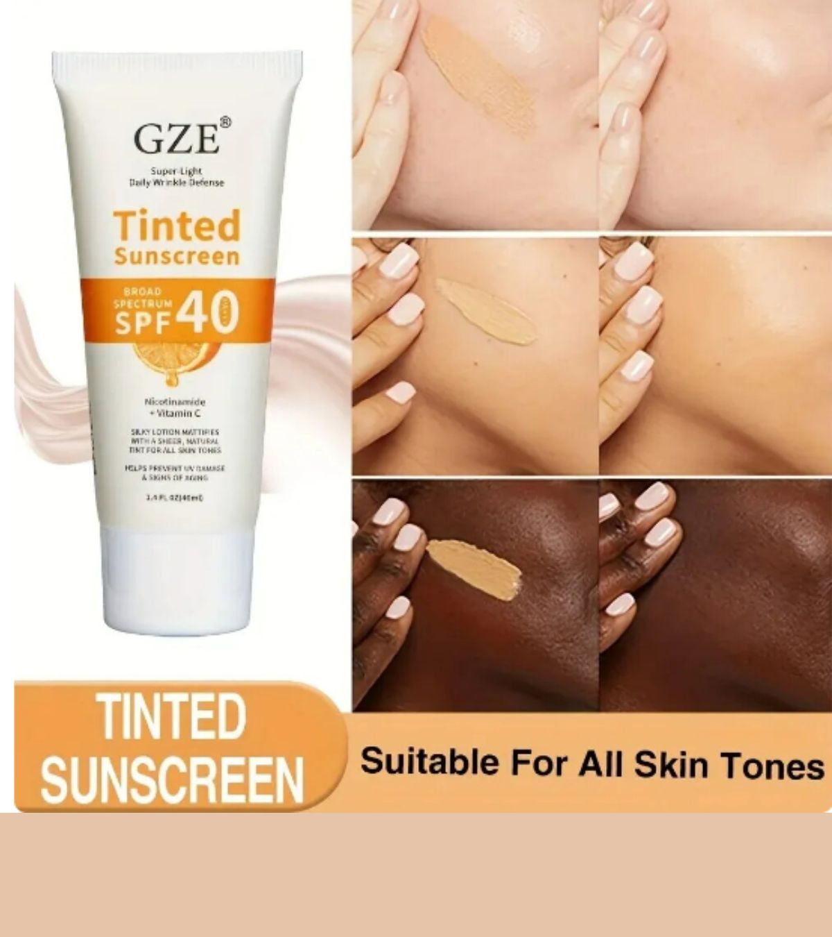 tinted sunscreen
